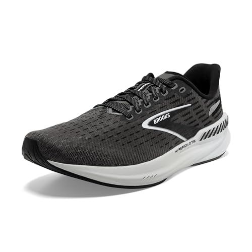 Brooks Women’s Hyperion GTS Supportive Running Shoe - Gunmetal/Black/White - 10.5 Medium