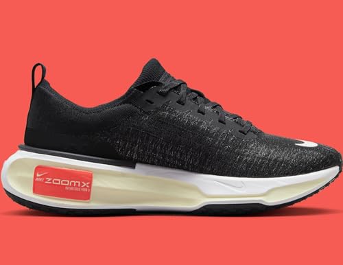 Nike Women's ZoomX Invcble RN FK 3 (DR2660-001) Black/White, 7.5 M US