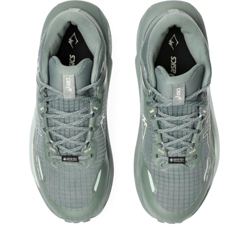 ASICS Women's Gel-Trabuco MT GTX Trail Running Shoes, 8.5, Monument Blue/Vanilla