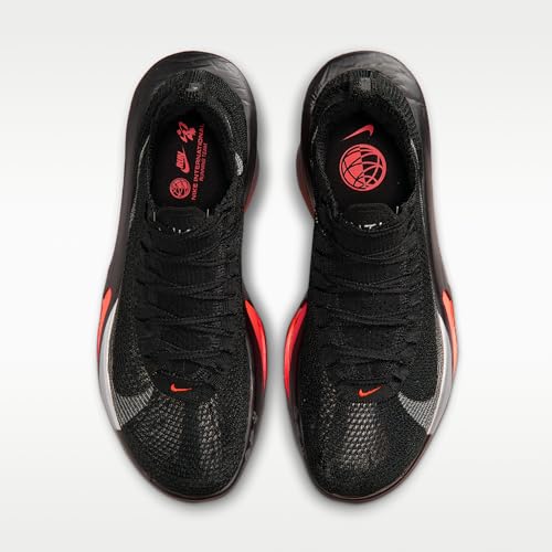 Nike AlphaFly 3 Men's Road Racing Shoes (Black/Bright Crimson/Wolf Gray/Metallic Silver) Size 10.5