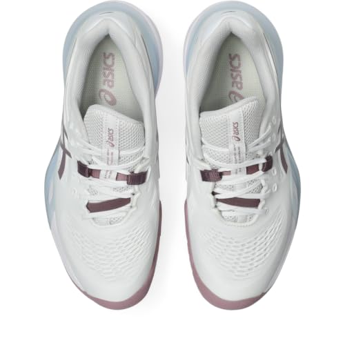 ASICS Women's Gel-Resolution X Tennis Shoes, 7, White/Dusty Mauve