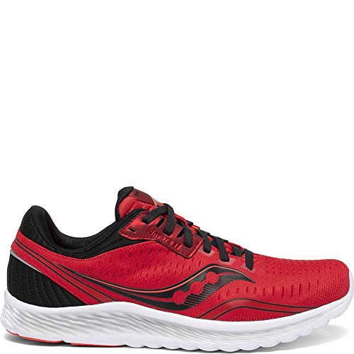 Saucony Men's S20551-30 Kinvara 11 Running Shoe, Red | Black - 12 M US