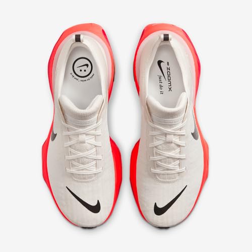 Nike Invincible 3 Men's Road Running Shoes (DR2615-009, Phantom/Bright Crimson/University Red/Black) Size 14