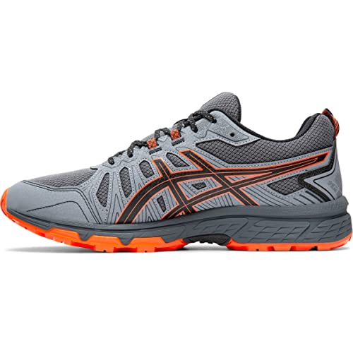 ASICS Men's Gel-Venture 7 Running Shoes, 7, Carrier Grey/Habanero