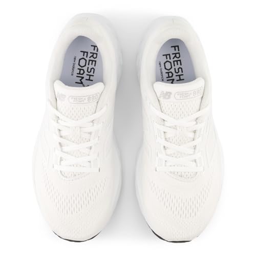 New Balance Women's Fresh Foam X 880 V14 Running Shoe, White/Silver Metallic/Sea Salt, 6 XW