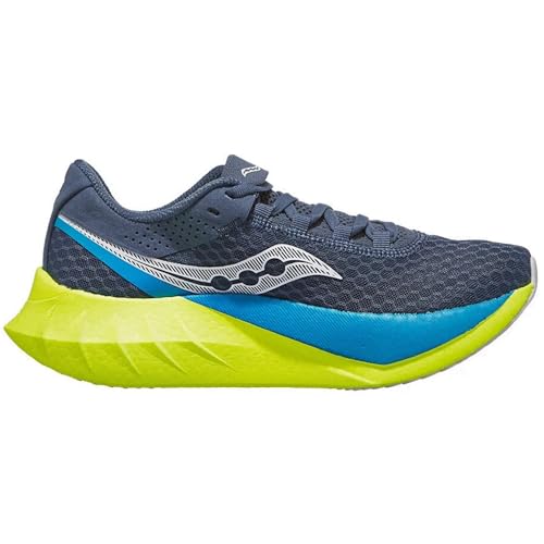 Saucony Women's Endorphin Pro 4 Sneaker, Mirage/Citron, 11