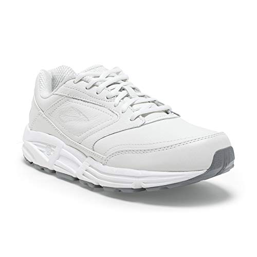 Brooks Womens Addiction Walker Walking Shoe - White - 2A - 10.0