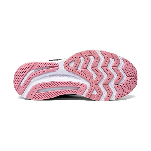 Saucony Women's Running Shoes, Guide 14, Charcoal/Rose, 12