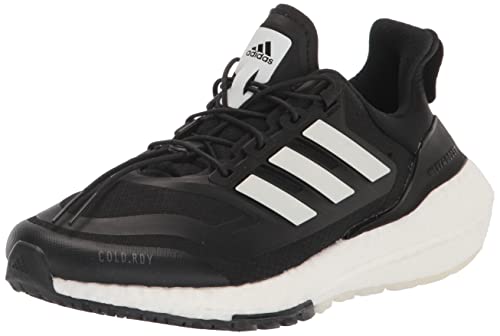 adidas Women's Ultraboost 22 Cool.RDY Running Shoe, Black/White/Grey, 9
