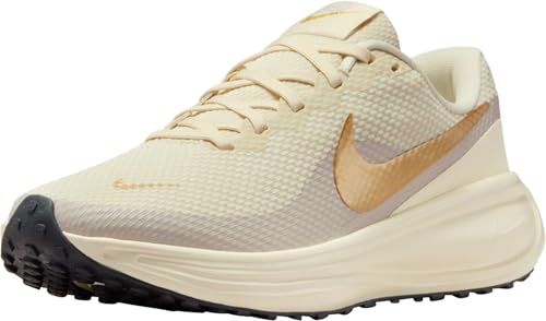 Nike Revolution 8 Women's Road Running Shoes (Light Khaki/Coconut Milk/Off Noir/Metallic Gold) Size 6.5 - product image