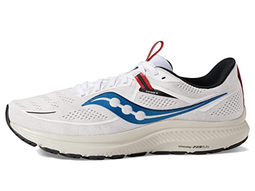 Saucony mens Omni 21 Running Shoe, White/Sand, 11.5 US