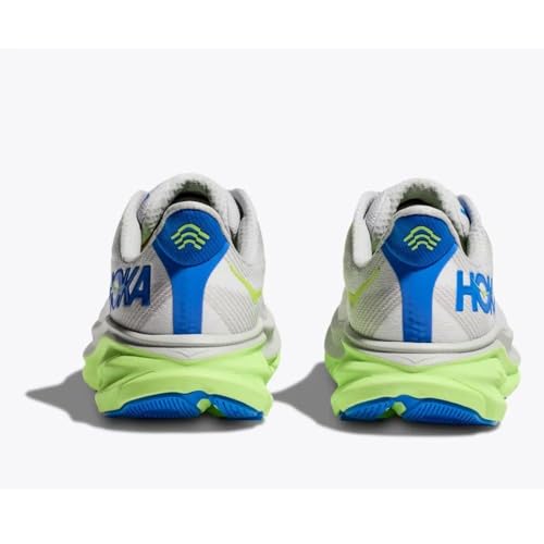 Hoka Men's Clifton 9 Stardust/Electric Cobalt 12.5 Medium