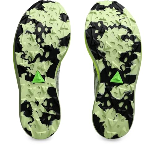 ASICS Unisex METAFUJI Trail Running Shoes, 10.5M / 12W, Cool Matcha/Black