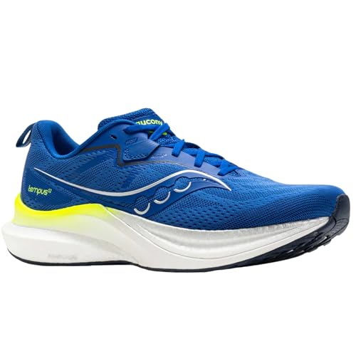 Saucony Men's Tempus 2 Sneaker, Lapis/White, 10