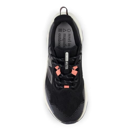Women's New Balance DynaSoft Nitrel v6 Trail Shoes in Black/Castlerock/Sunfade Red alternate view 5