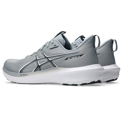 ASICS Men's GT-1000 14 Running Shoes, 14, Gravel/White