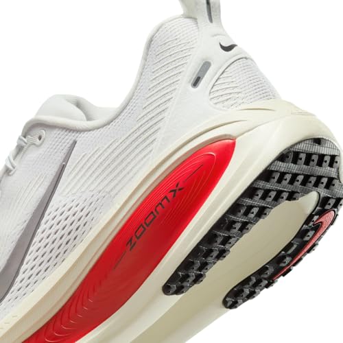 Men's Vomero 18 (001 - Platinum Tint/Metallic Pewter-Siren Red)