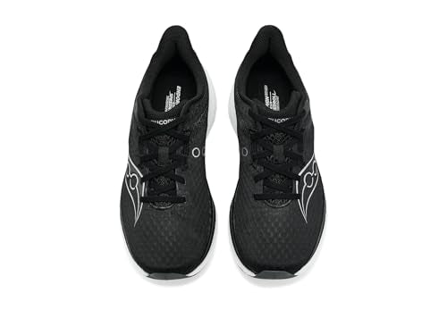 Saucony Women's Endorphin Speed 5 Sneaker, Black/White, 8
