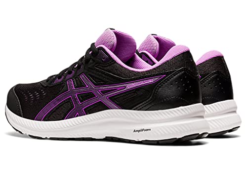 ASICS Women's Gel-Contend 8 Running Shoes, 6.5, Black/Orchid