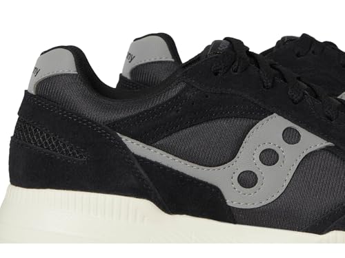 Saucony Unisex-Adult Eclipse Sneaker, Black/Grey, 11