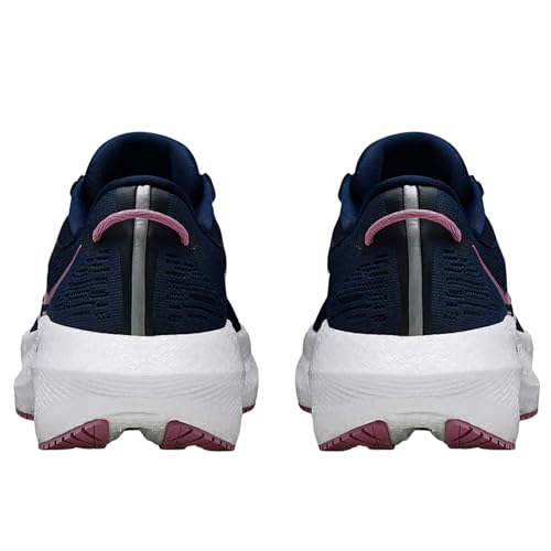 Saucony Women's Triumph 21 Sneaker, Navy/Orchid, 11