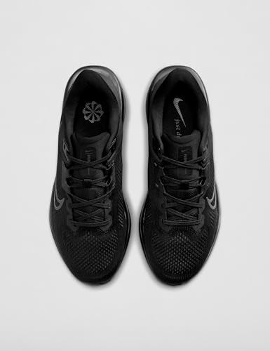 Nike Men's Quest 6 Road Running Shoes, Black/Dark Smoke Grey, 11