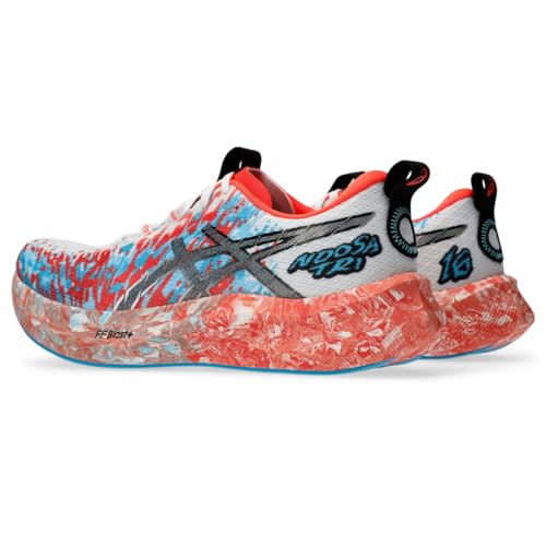 ASICS Men's Noosa TRI 16 Running Shoes, 7, White/Sunrise RED - alternate view 3