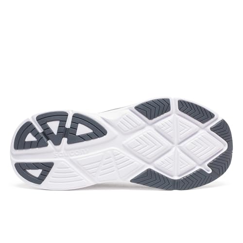 Saucony Men's Guide 18 Sneaker, Black/White, 9.5