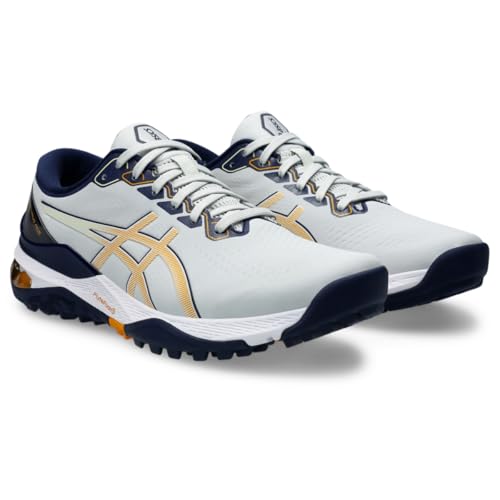 ASICS Men's Gel-Kayano ACE 2 Golf Shoes, 9.5, Glacier Grey/Amber