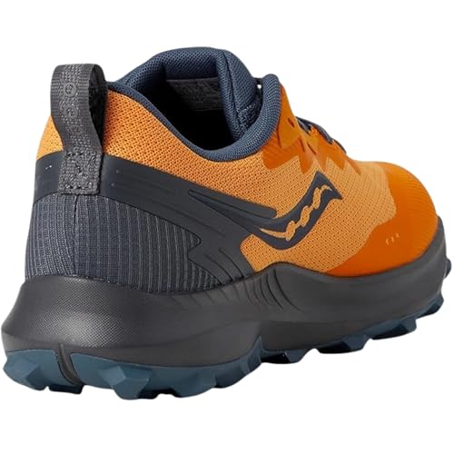 Saucony Men's Peregrine 14 GTX Sneaker, Peel/Shadow, 7.5