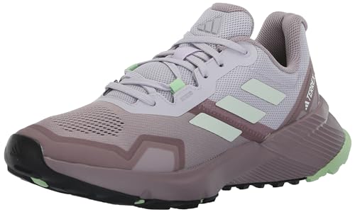 Adidas Women's Terrex Soulstride, Preloved Fig/Crystal Jade/Semi Green Spark, 8.5
