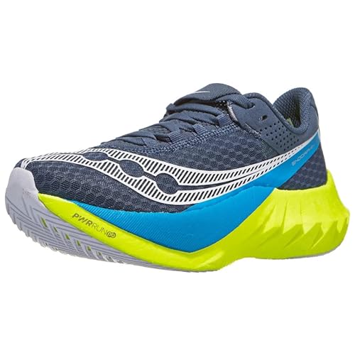 Saucony Women's Endorphin Pro 4 Sneaker, Mirage/Citron, 8.5