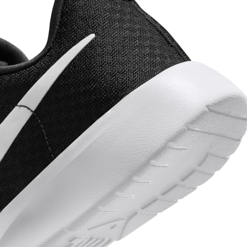 Nike Big Kids' Tanjun EasyOn Shoes, Black/White-White, 7Y