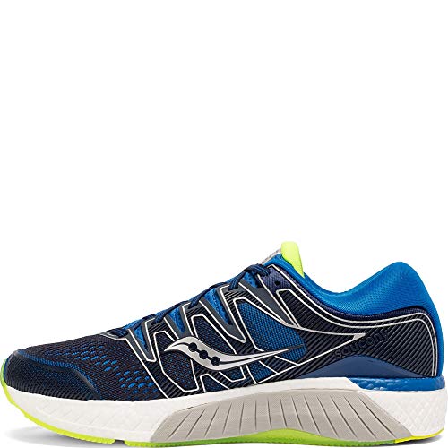 Saucony Men's Hurricane ISO 5, Navy/Citron, 8