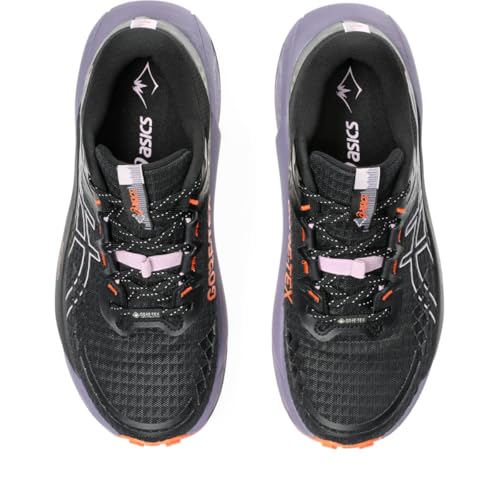 ASICS Women's Gel-Trabuco 13 GTX Running Shoes, 8.5, Black/Light UBE