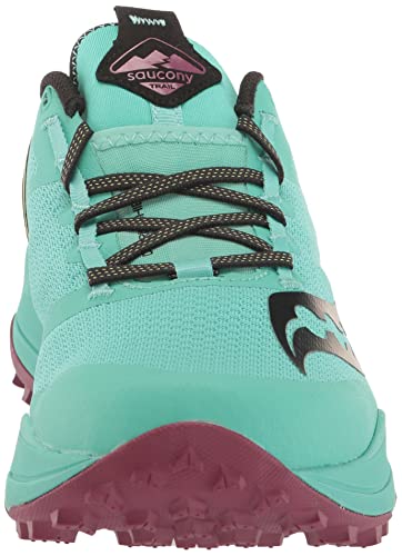 Saucony Women's Xodus Ultra Running Shoe, Cool Mint/Dusk, 5