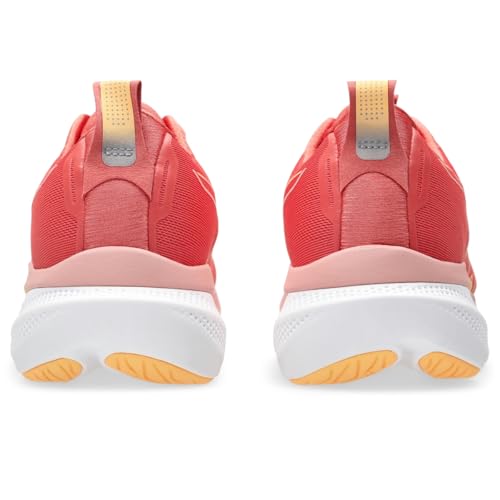 ASICS Women's GLIDERIDE MAX Running Shoe, 9, Dark Pink Clay/Orange Glow