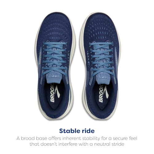 Brooks Men’s Ghost Max 3 Neutral Running & Walking Shoe - Blue/Starfish/Moonlight - 12 Medium