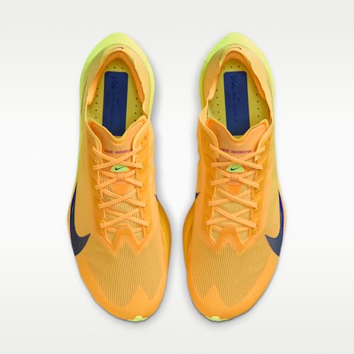 Nike Vaporfly 4 Men's Road Racing Shoes (Citron Pulse/Laser Orange/Volt Ice/Indigo Burst) Size 9.5