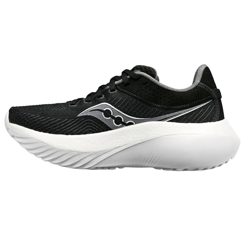 Saucony Women's Kinvara Pro Sneaker, Black/White, 10