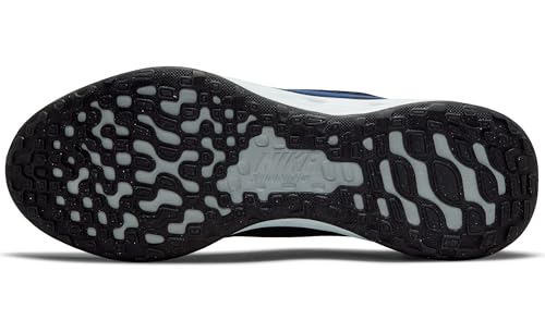 Nike Men's Revolution 5 Flyease Running Shoe, Dk Obsidian Hyper Royal Black Grey Fog Hyper Crimson, 7.5 UK