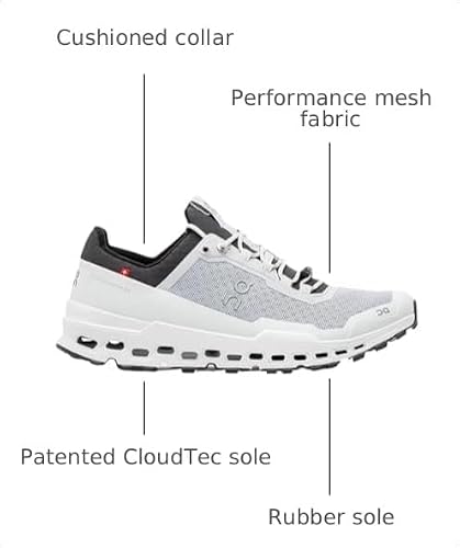 On Men's Cloudaway Sneakers, Black/Rock, 11 Medium US