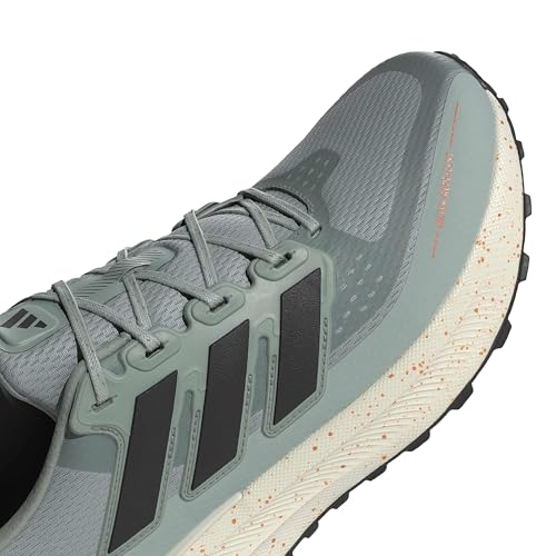 adidas Men's Ultrarun 5 Trail, Wonder Sage/Black/Dusky Orange, 10.5