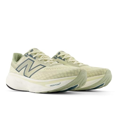 New Balance Men's Fresh Foam X 1080 V14 Running Shoe, Pale Moss/New Spruce/Linen, 11.5 M
