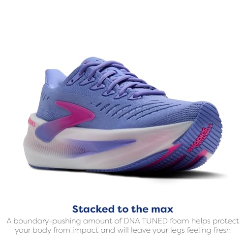 Brooks Women’s Glycerin Max 2 Neutral Running & Walking Shoe - Blazing Bell/Pink/White - 8.5 Medium