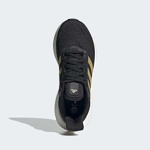 adidas Women's Pureboost 22 Black/Gold Metallic/Carbon 5.5