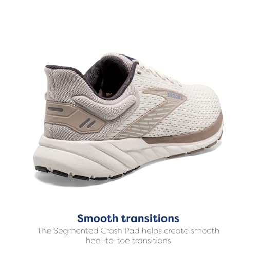 Brooks Women’s Anthem 6 Neutral Running Shoe - Coconut/Portabella/Iris - 10 Medium - alternate view 4