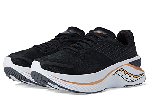 Saucony Women's Endorphin Shift 3 Running Shoe, Black/GOLDSTRUCK, 8 Medium