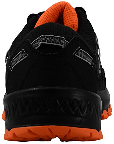 Saucony Men's Excursion Tr13 Road Running Shoe, Black/Orange, 11.5