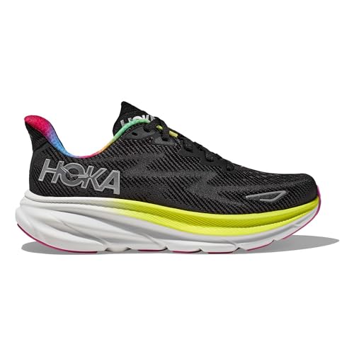 HOKA Men's Clifton 9 - Black/All Aboard Sneaker